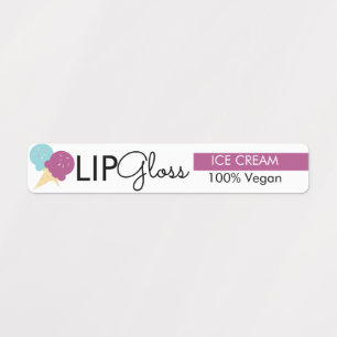 Etiquetas Embalagem Moderna de Branding de Brilho Labial Sor