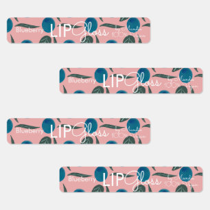 Etiquetas Encapsulamento de marca Blueberry com brilho moder
