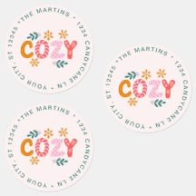 Endereço de devolução de férias de Natal Cozy