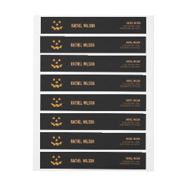 Etiquetas Endereço de retorno do Halloween