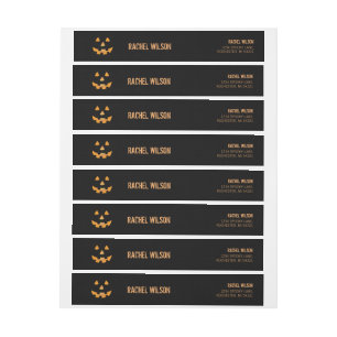 Etiquetas Endereço de retorno do Halloween