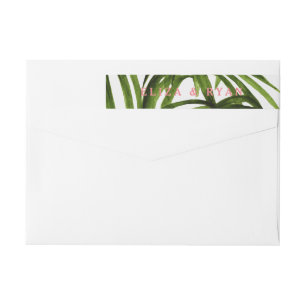 Etiquetas Endereço do remetente tropical do amor/envoltóri