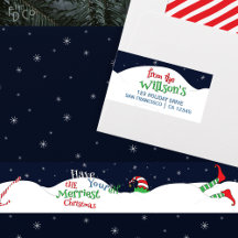 Engraçado Ter Seu Elf Natal Neve Aterrissando