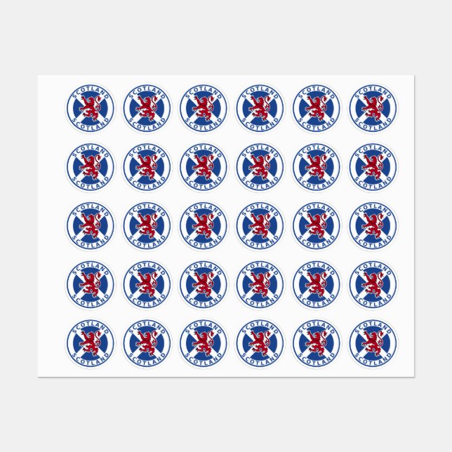 Etiquetas Escócia (Folha)