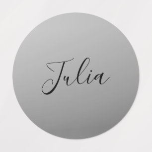 Etiquetas Escrevendo de Texto Preto Editável de Script Moder