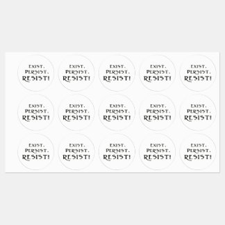 Etiquetas Exista. Continue. Resistam!