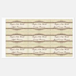 Etiquetas Fácil de personalizar a Comida de Design mundial a