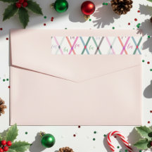 Falala Pastel Colors Checkered Pattern Natal