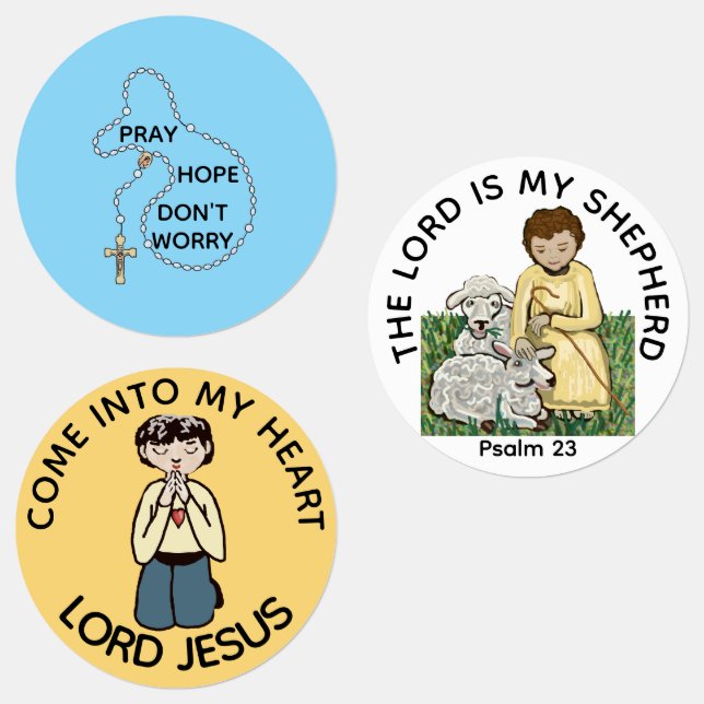 Etiquetas Fé em Jesus (Grupo)