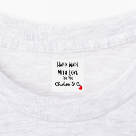 Etiquetas Feita À Mão Com Amor Para Você Personalizada