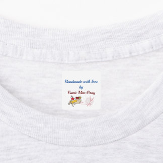 Etiquetas Feita à mão com amor por