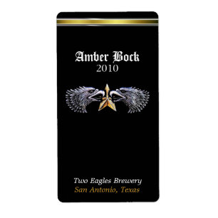 Etiquetas feitas casa voadas da cerveja da estrela