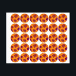 Etiquetas Feliz Hanukkah judeu hebraico-f de SlipperyJoe<br><div class="desc">Feliz Hanukkah judeu hebraico-judeu de SlipperyJoe Representação de rosquinha Chanukah dá decorações religião judaísmo símbolos pequenos tipo asterisco símbolos artísticos cor de laranja roxo formas lúcidas arranjo artístico padrão abstrato</div>