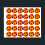 Etiquetas Feliz Hanukkah judeu hebraico-f de SlipperyJoe<br><div class="desc">Feliz Hanukkah judeu hebraico-judeu de SlipperyJoe Representação de rosquinha Chanukah dá decorações religião judaísmo símbolos pequenos tipo asterisco símbolos artísticos cor de laranja roxo formas lúcidas arranjo artístico padrão abstrato</div>