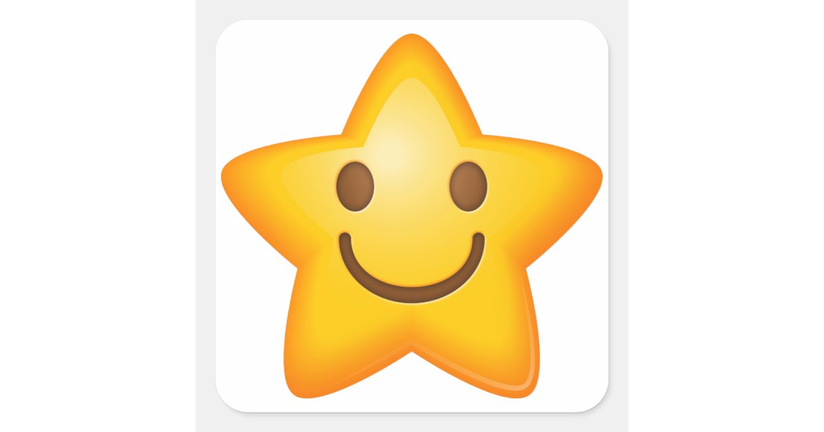 Etiquetas Felizes De Emoji Da Estrela Zazzle Portugal