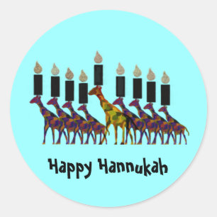 Etiquetas felizes de Hannukah