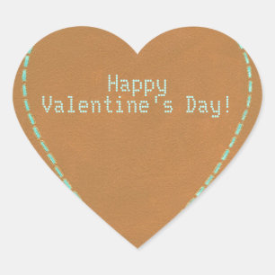 Etiquetas felizes do coração do dia dos namorado