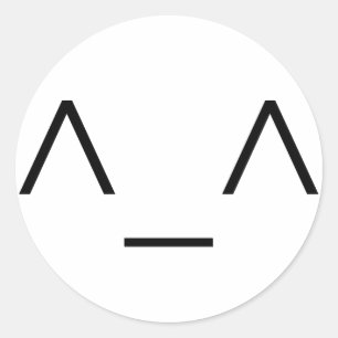 Etiquetas felizes do Emoticon do ^_^