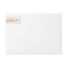 Etiquetas Feriado de Natal do Chic Joyful Stripes