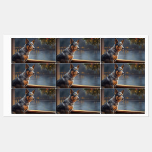 Etiquetas Feriado de Pawsome no Cruzeiro de Natal australian