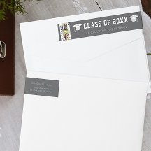 Filmstrip Photo Collage Graduation Address | Cinza