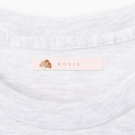 Etiquetas Fita Rosa Coquette Personalizada