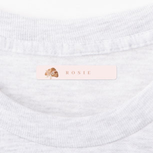 Etiquetas Fita Rosa Coquette Personalizada