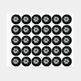 Etiquetas Flor Antigo