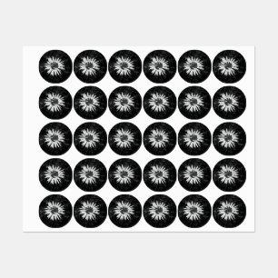 Etiquetas Flor Antigo