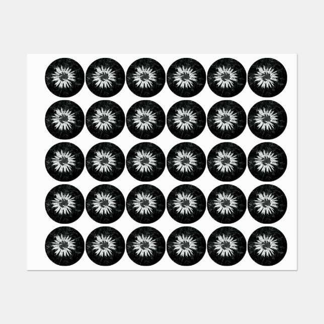 Etiquetas Flor Antigo (Folha)