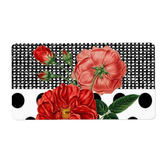 Etiquetas Florais (Frente)