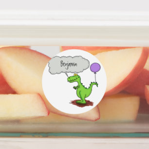 Etiquetas Fogo giro em forma de cartoon verde e engraçado