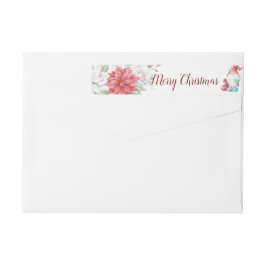 Etiquetas Folhagem elegante do Felry Christmas Gnomo Holiday