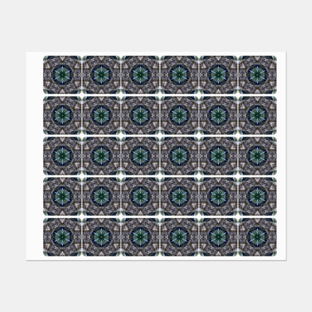 Etiquetas Folk Mandala Labels (Folha)