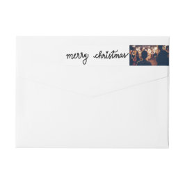 Etiquetas Foto escrita à mão do roteiro do Feliz Natal