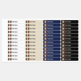 Etiquetas France Art Deco Flag | Custom Iron-On Name Label