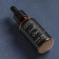 Frasco de borboleta preto 1 OZ moderno à prova de 
