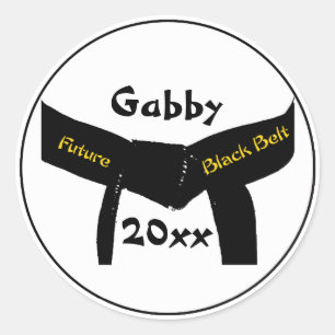 Etiquetas futuras do cinturão negro das artes