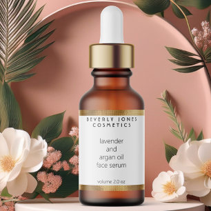 Etiquetas Garrafa de dropper de Cosméticos à Prova de Água B