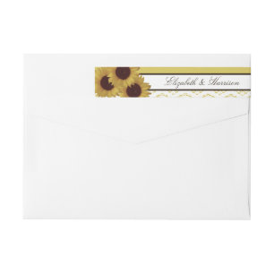 Etiquetas Girassóis e Vintage Lace Weds