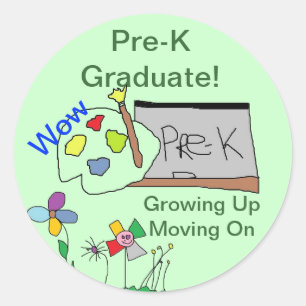 Etiquetas graduadas de Pre-K