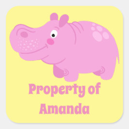 Etiquetas grandes para moça