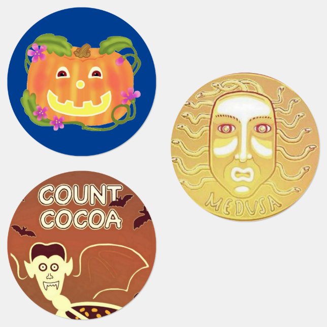 Etiquetas Halloween (Grupo)