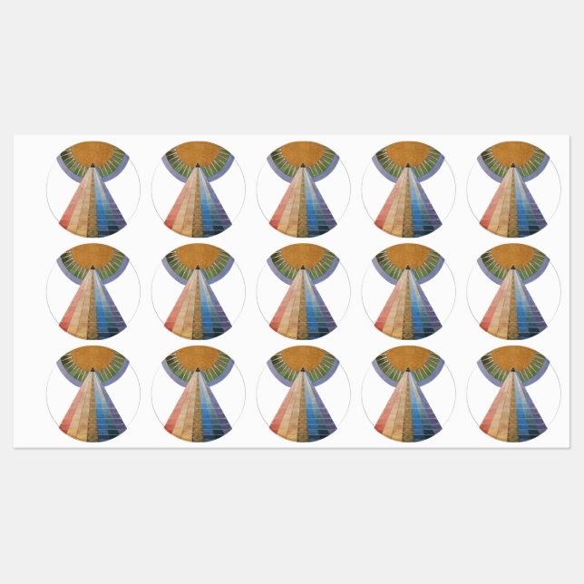 Etiquetas Hilma af Klint - Altarpart (Folha)