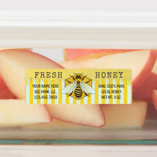 Etiquetas Honeycomb Apiary Bee Business