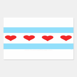 Etiquetas honorários da bandeira do coração de