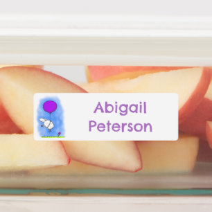 Etiquetas Humor de desenho animado de ovelha bonito personal