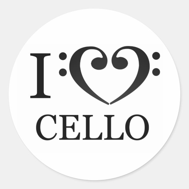 Etiquetas I Love Cello (Frente)