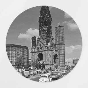 Etiquetas Igreja Memorial Vintage Berlin Kaiser Wilhelm