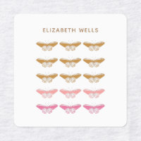 Ilustração da borboleta rosa-pintada de safra